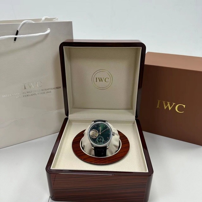 IWC 그린다이얼 뚜르비옹  실사