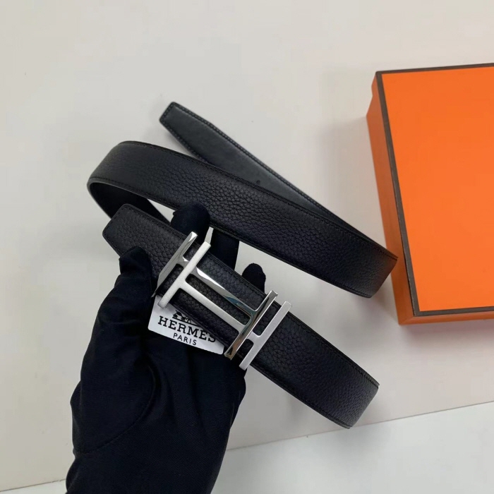 Hermes 2021 Men's Leather Belt - 에르메스 2021 남성용 레더 벨트，HERBT01…