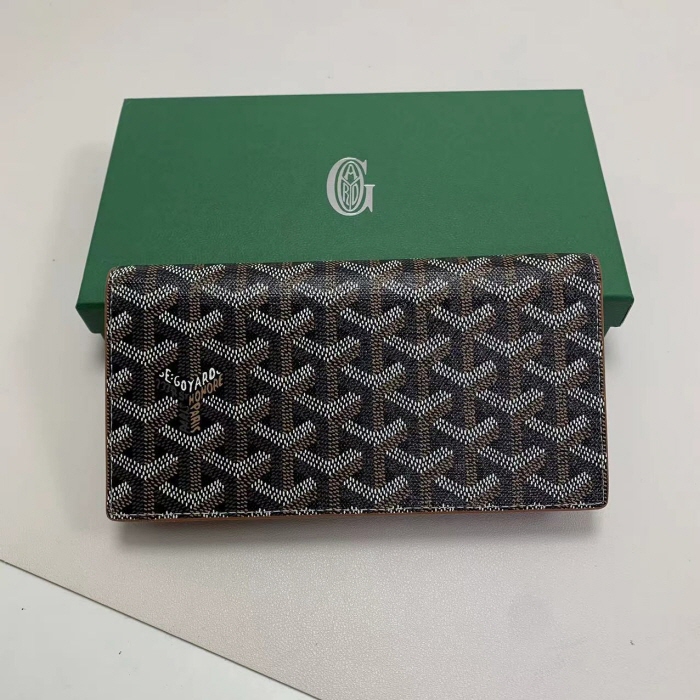 [GOYARD]고야드 뱅크노트 장지갑-1 블랙 브라운컬러 실사