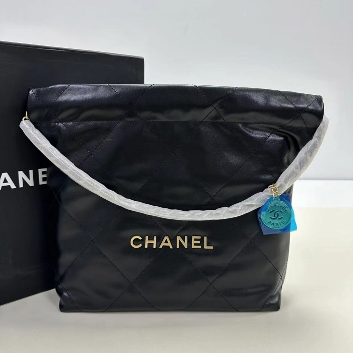 [해외배송]Chanel 샤넬 샤이니 카프스킨 골드메탈 핸드백 스몰 AS3260 블랙 실사