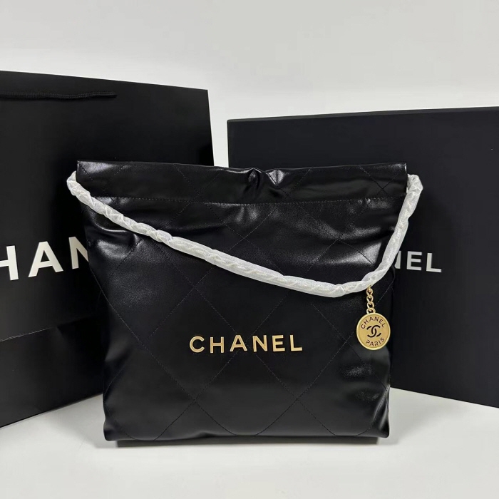 [해외배송]Chanel 샤넬 샤이니 카프스킨 골드메탈 핸드백 스몰 AS3260 실사