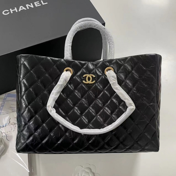 [CHANEL]샤넬 빈티지 쇼퍼백 38cm 실사