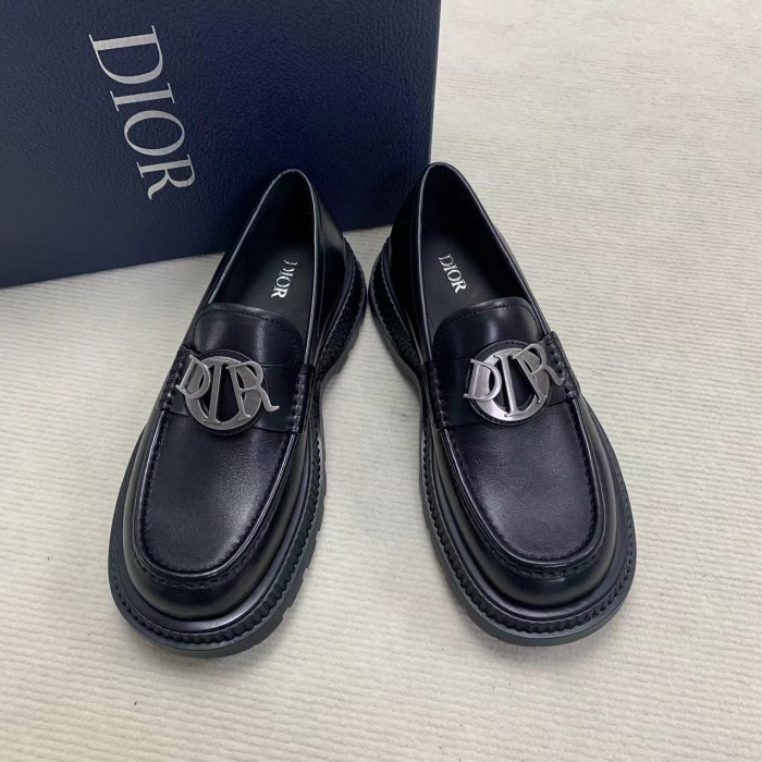 디올 2024 버팔로 페니 로퍼 dior 버클 구두 블랙컬러 실사