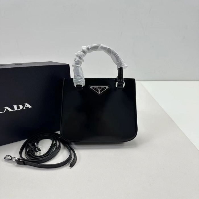 PRADA 프라다 브러시드 미니 토트백 1BA331 실사