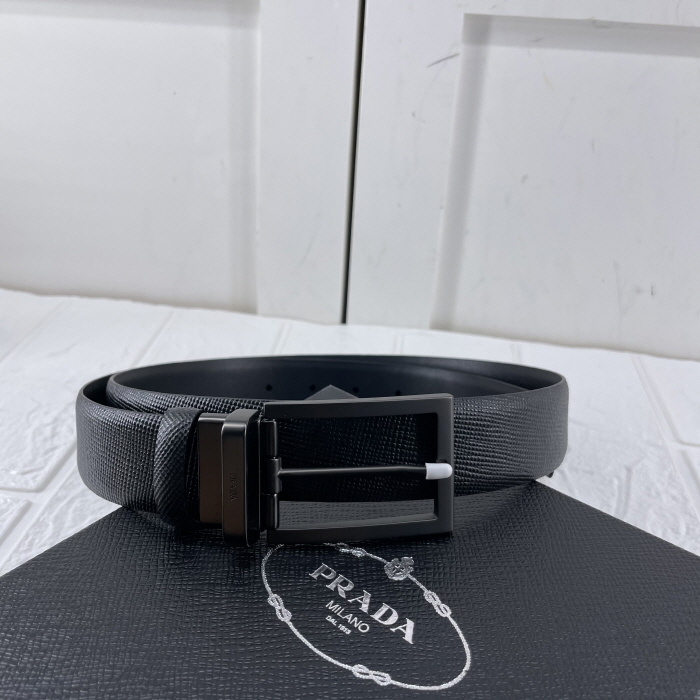 PRADA 프라다 남성용 벨트 3.5CM P60332 2020/신상  실사